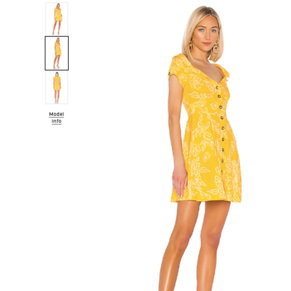 Free People A Thing Called Love Mini Dress Sz 10 - Picture 2 of 10